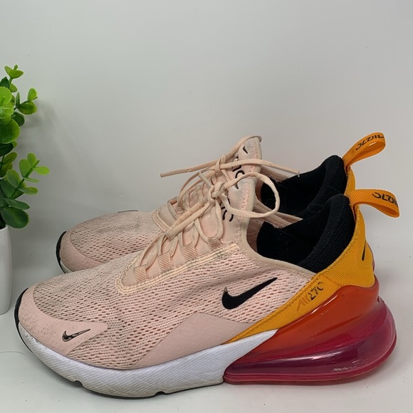 Nike Air Max 270 Women Sz 7 Washed Coral Pink Athletic Sneaker Shoe AH6789-603 - Picture 5 of 10